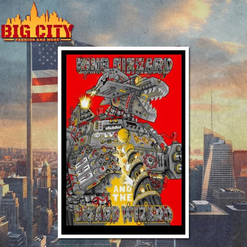 King Gizzard And The Lizard Wizard In Copenhage Denmark On Nov 14 2025 Poster Shirt