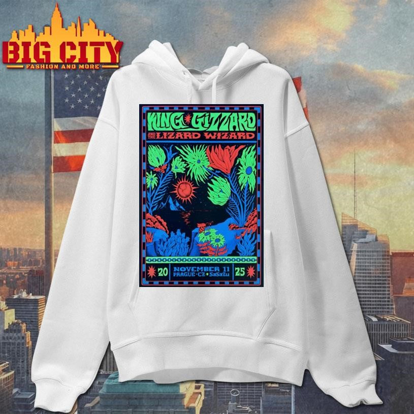 King Gizzard And The Lizard Wizard In Prague CZ On Nov 11 2025 Poster shirt