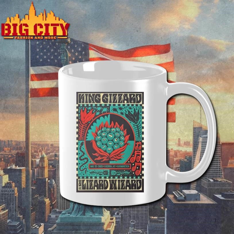 King Gizzard And The Lizard Wizard Nov 12 2025 Gasometer Vienna AT Poster Shirt