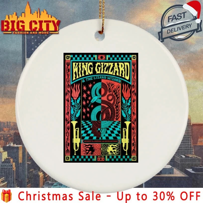 King Gizzard And The Lizard Wizard Nov 7 2025 At MAINSTAGE In Den Bosch Netherlands Poster shirt