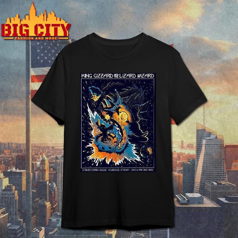 King Gizzard And The Lizard Wizard Warrane Sydney Australia 2025 At Sydney Opera House On 2 And 3 December 2025 Shirt