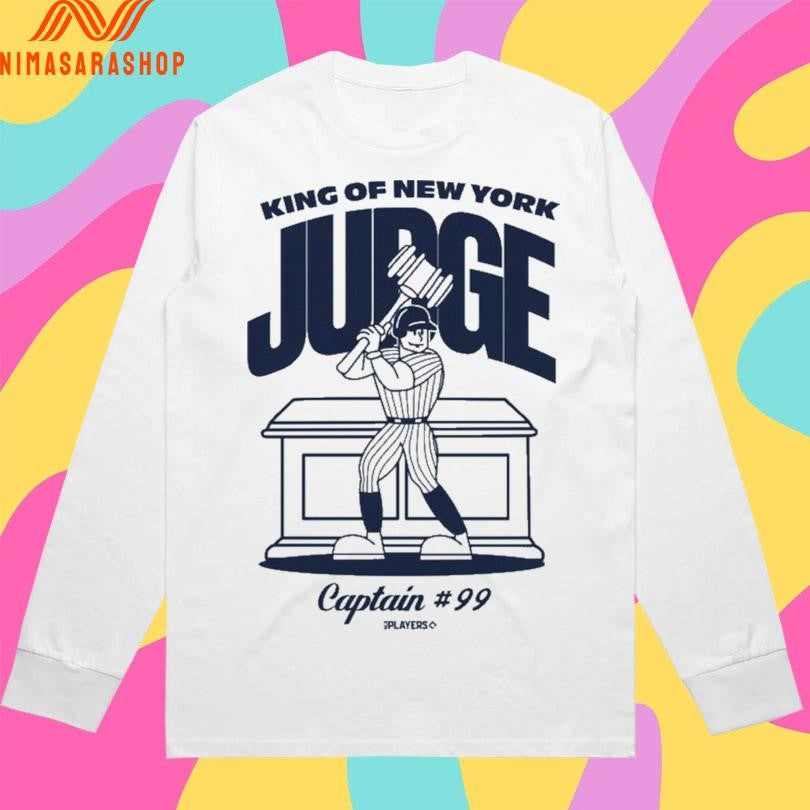 King Of New York Judge Captain 99 New York Yankees Aaron Judge Superstar Cartoon Shirts