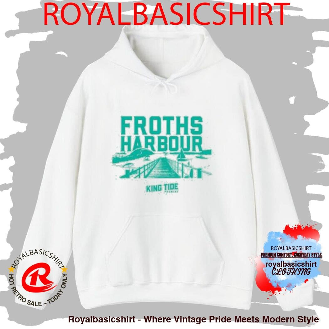 King Tide Brewing Froths Harbour Seafoam T-Shirts