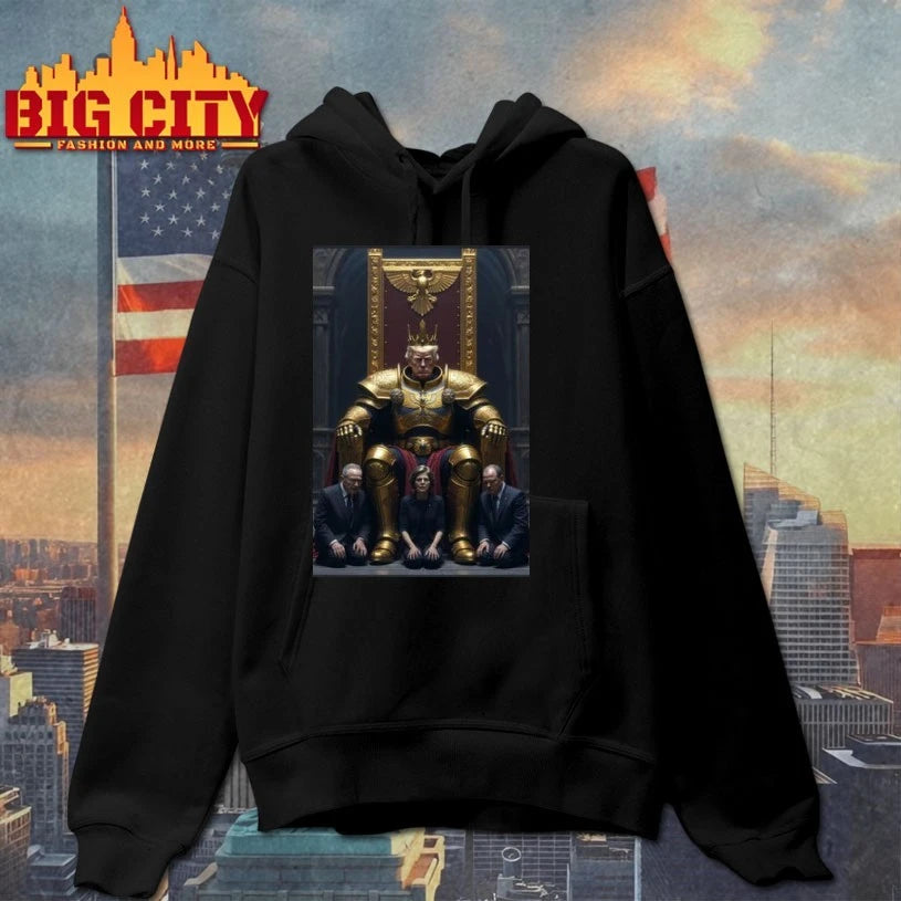 King Trump with Chuck Schumer and Other Politicians Kneeling shirt