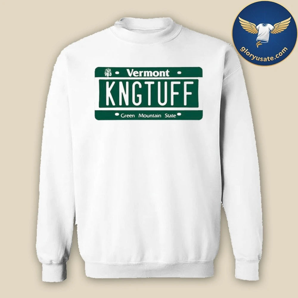 King Tuff VT License Plate T-Shirt