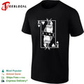 King of Hearts Rabbit Playing Card Deck Illustration White Text Graphic shirt