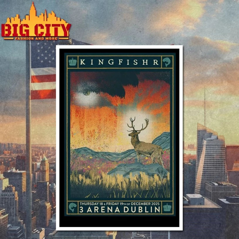 Kingfishr 12-18 12-19-2025 Dublin Ireland Poster shirt