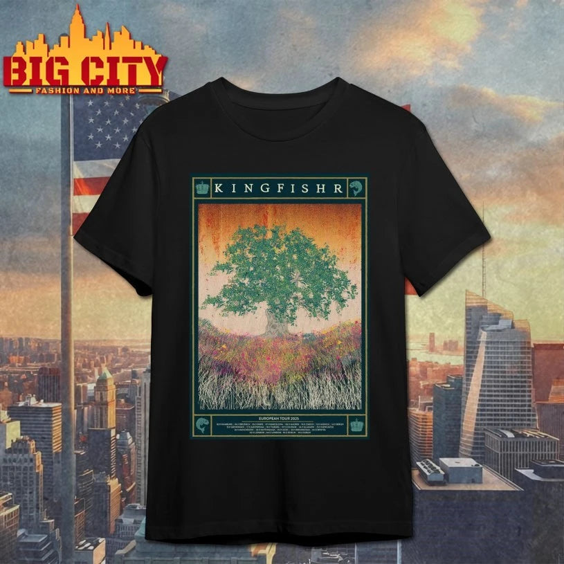 Kingfishr 2025 European Tour Poster shirt