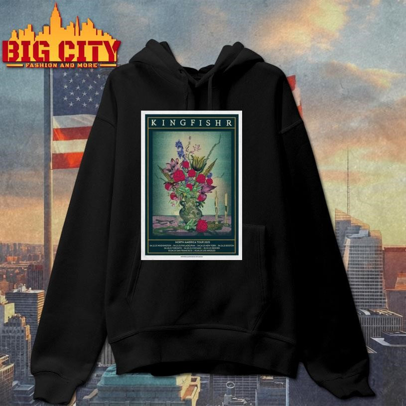 Kingfishr North America Tour 2025 Poster Shirt