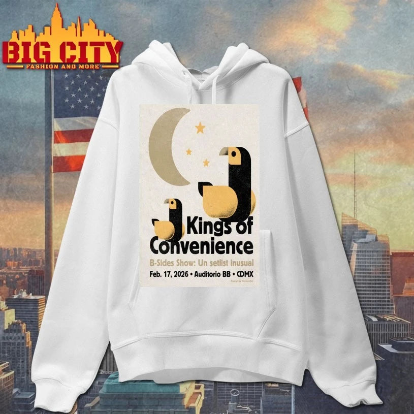 Kings Of Concenience Feb 17 2026 Ciudad de México Poster Shirt
