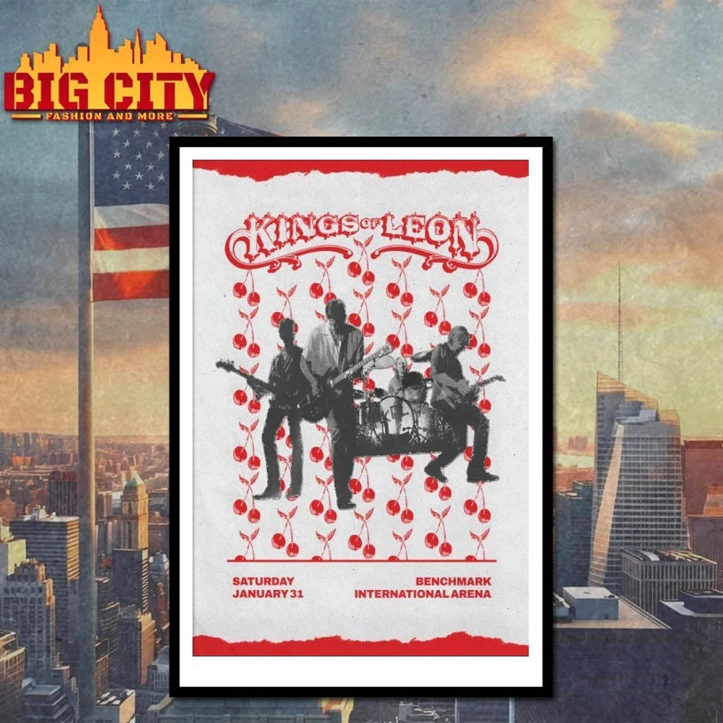 Kings Of Leon Event Tampa FL On Jan 31 2026 Poster shirt