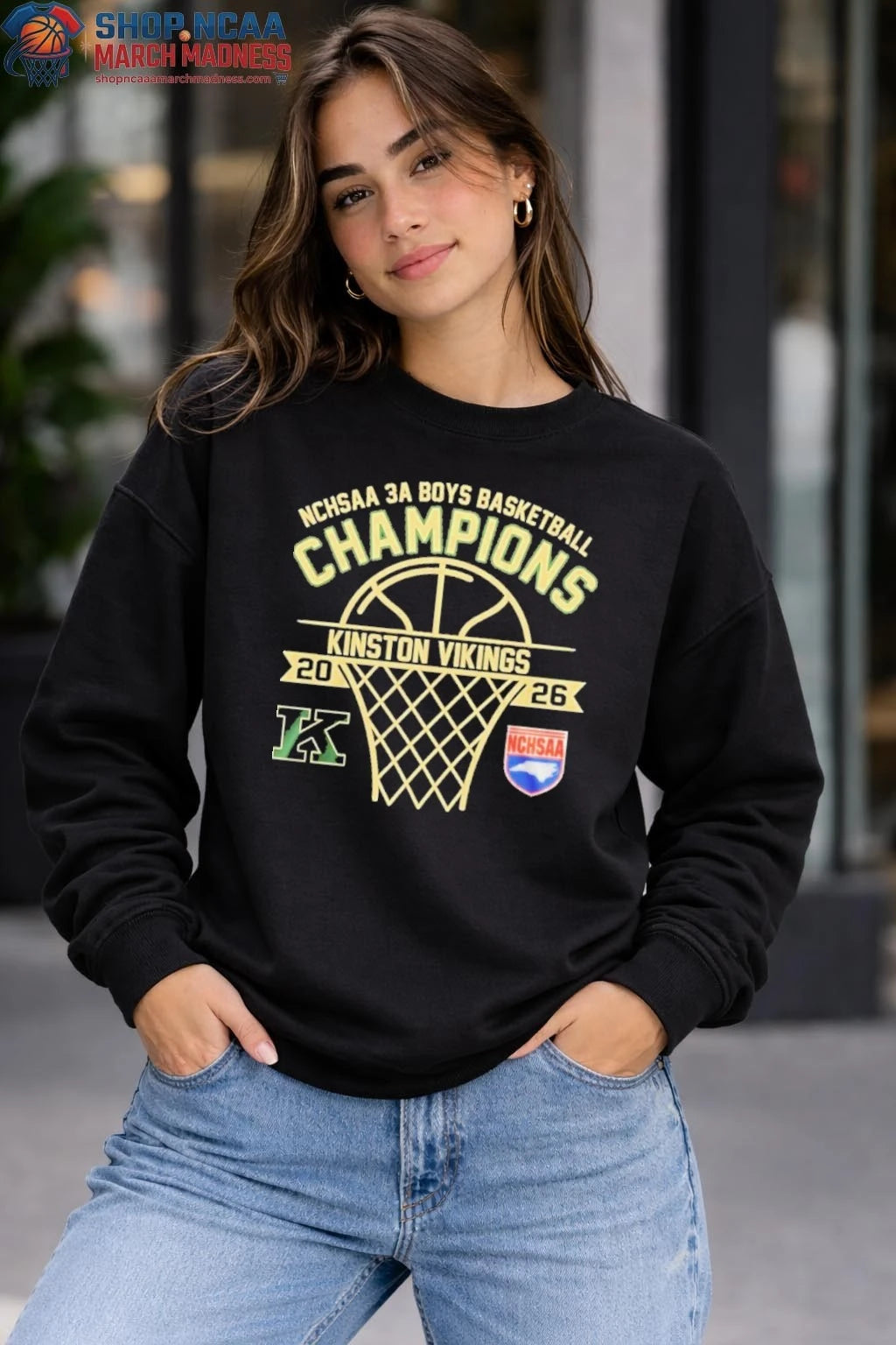Kinston Vikings NCHSAA 3A Boys Champions 2026 Hoodie T-Shirt Kinston Vikings Shirt