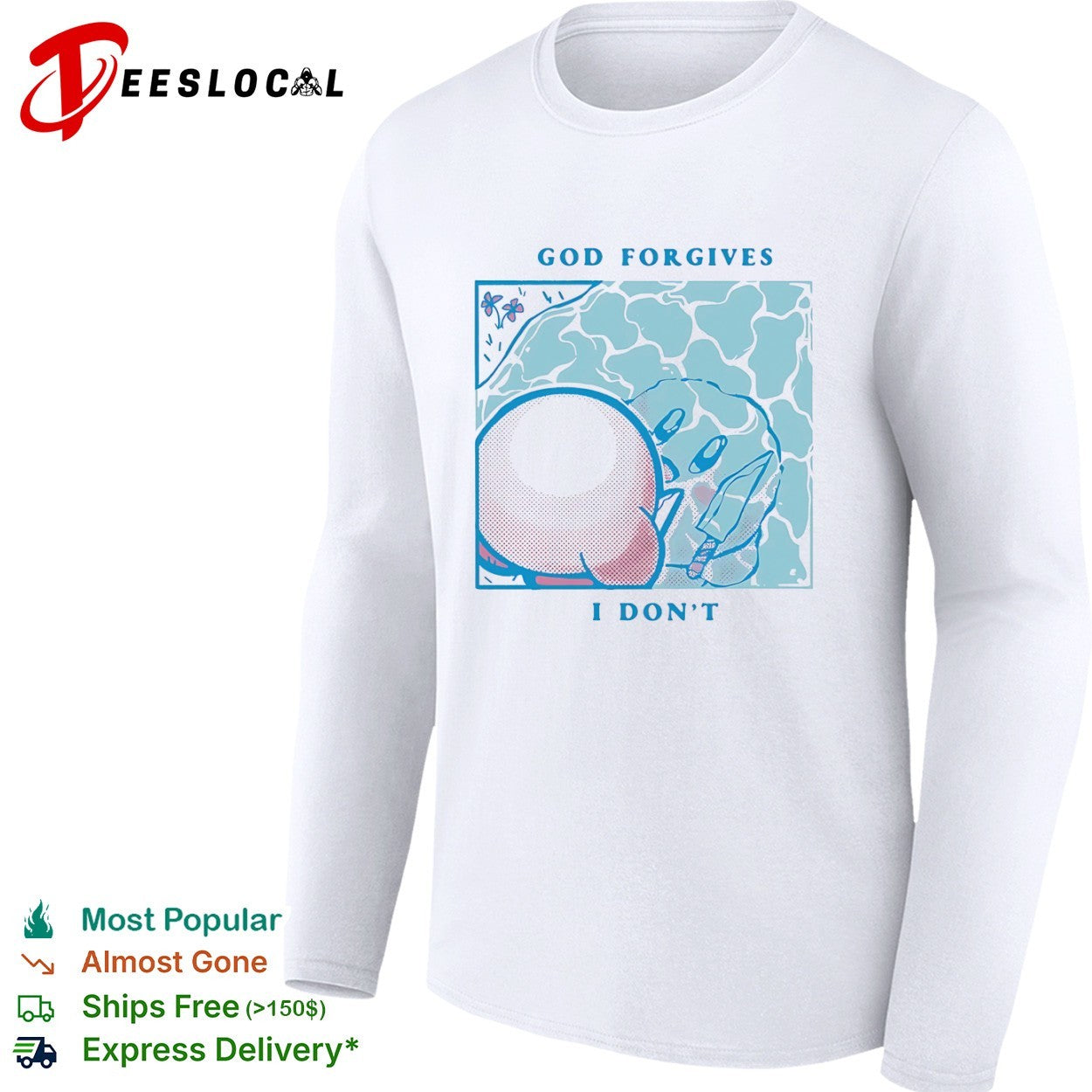 Kirby God Forgives I Dont Nintendo Pop Culture Shirt
