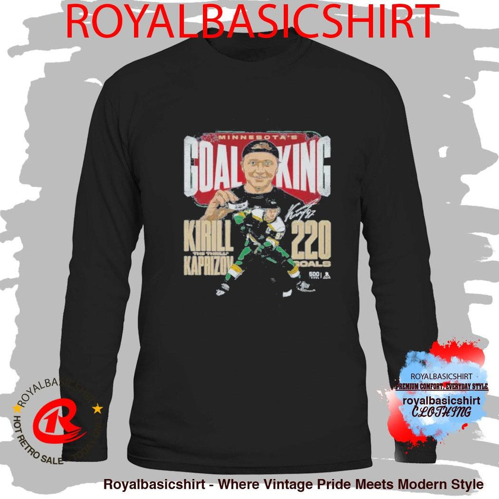 Kirill Kaprizov Minnesota Goal King Shirt