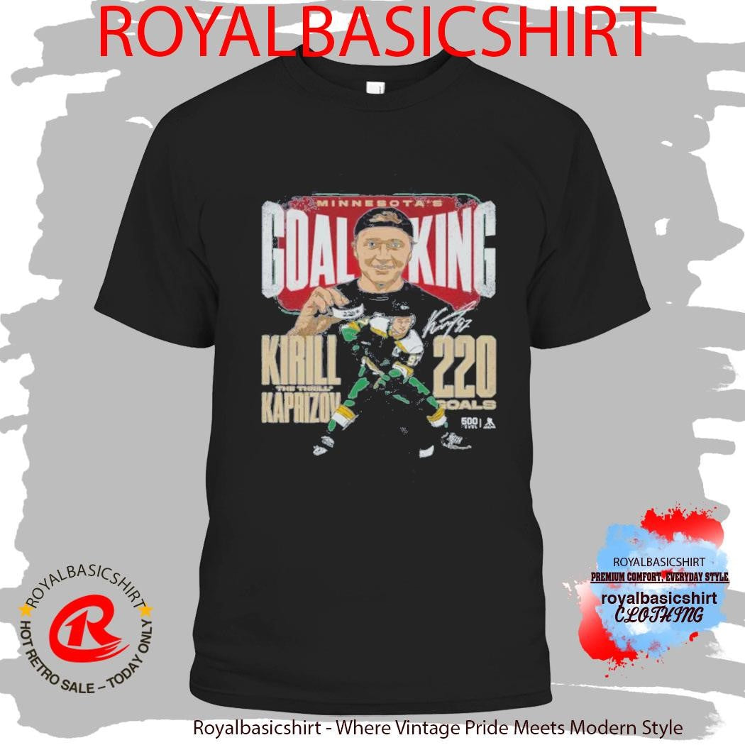 Kirill Kaprizov Minnesota Goal King Shirt