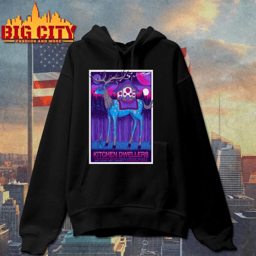 Kitchen Dwellers California Tour Feb 2026 Poster Shirt
