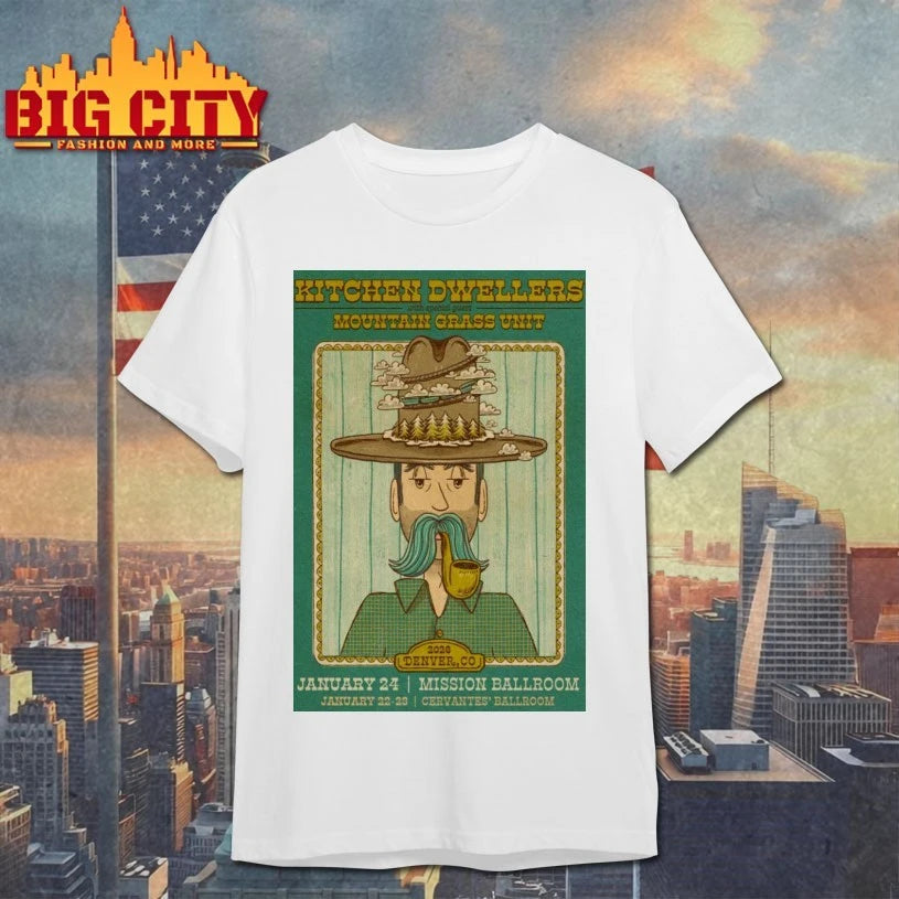 Kitchen Dwellers Jan 24 2025 Denver Colorado Poster shirt