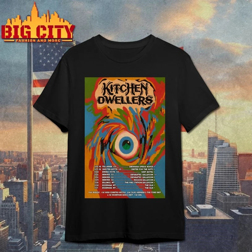 Kitchen Dwellers January 2026 Ski Shows Poster Shirt