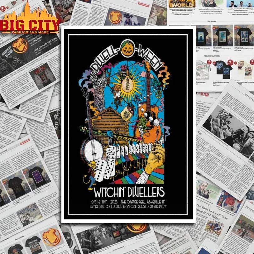 Kitchen Dwellers Live Music Wall Art Poster shirt