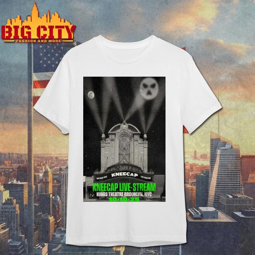 Kneecap Brooklyn, NY Concert 2025 Poster shirt