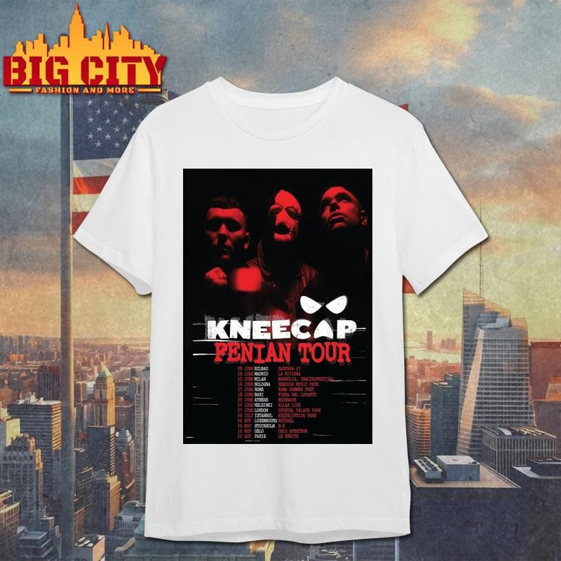 Kneecap Fenian Europe Tour 2026 Schedule Poster Shirt