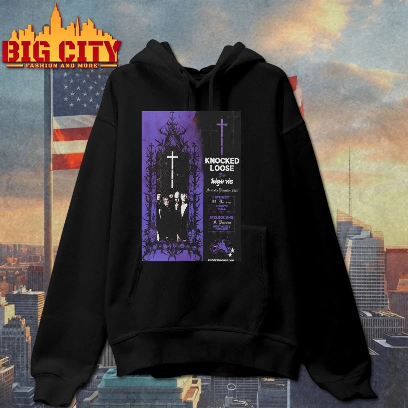 Knocked Loose &amp; High Liberty Hall Moore Park Tour 2025 Poster Shirt