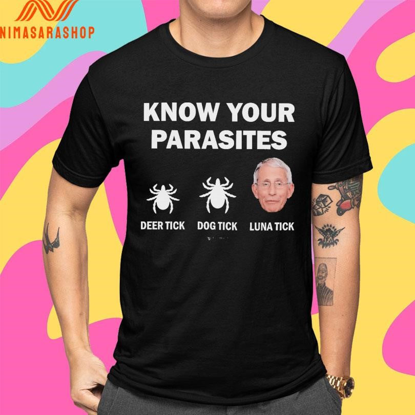 Know Your Parasites Deer Tick Dog Tick Luna Tick 2026 Shirts