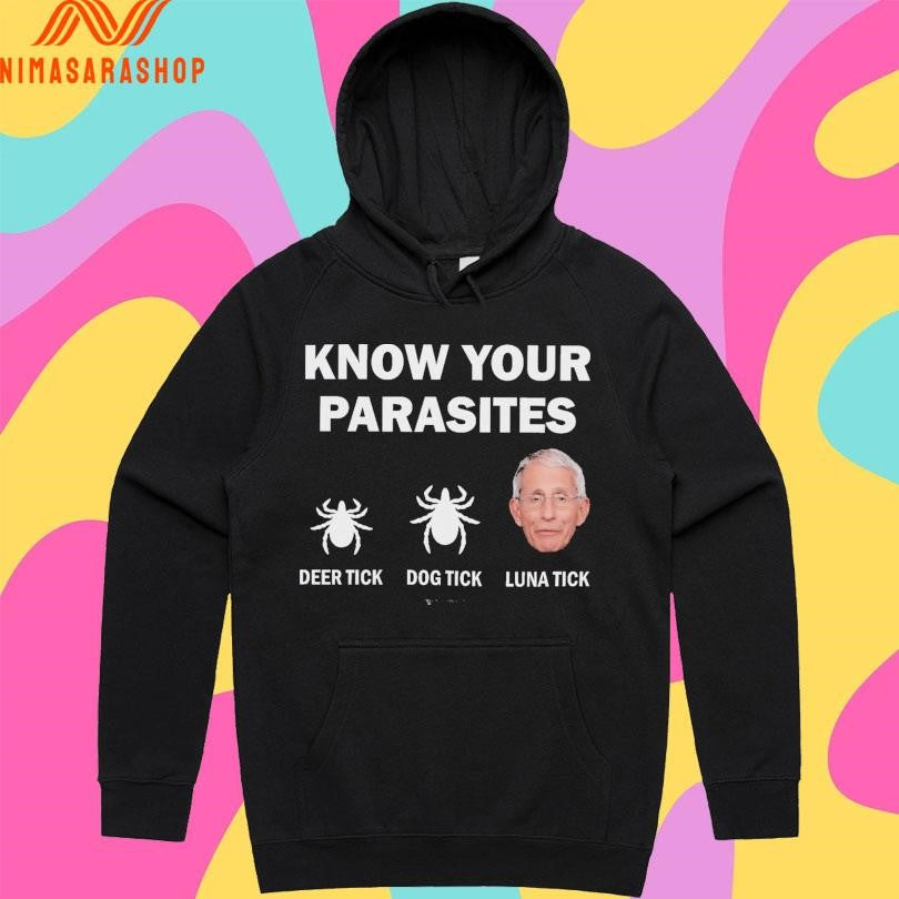 Know Your Parasites Deer Tick Dog Tick Luna Tick 2026 Shirts