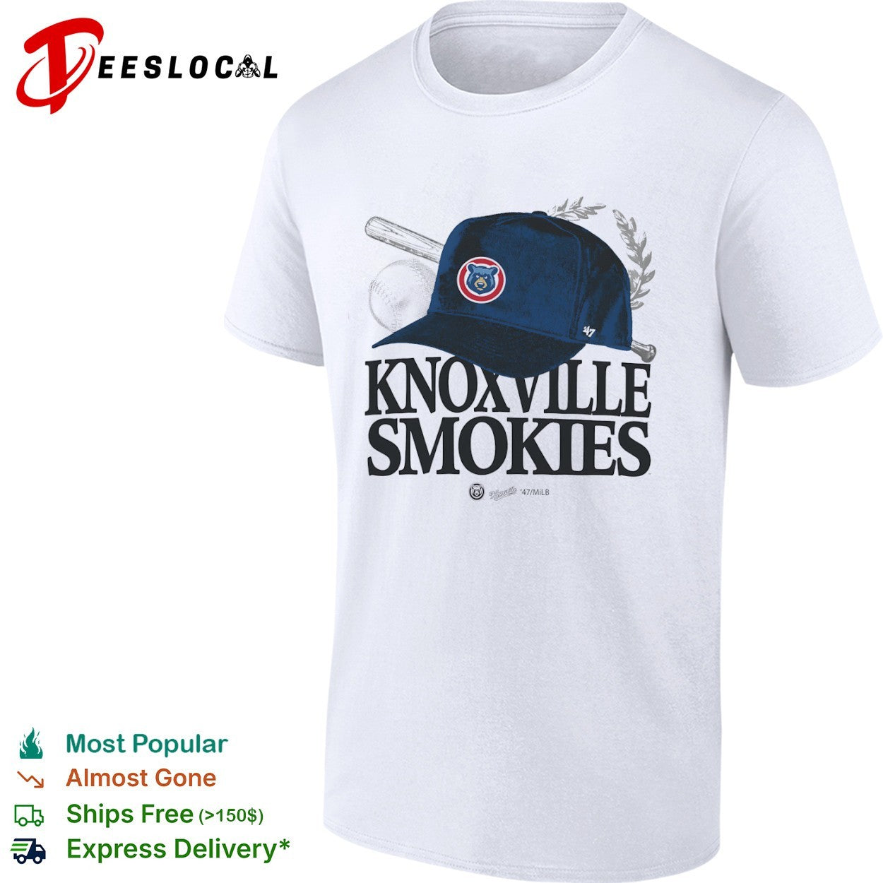 Knoxville Smokies Baseball Minor League Baseball Official Logo shirt