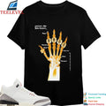 Kobe Bryant 5 Rings Hand Skeleton X-Ray T-shirts
