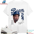Kobe Bryant Black Mamba 24 Los Angeles Dodgers Signature T-shirts