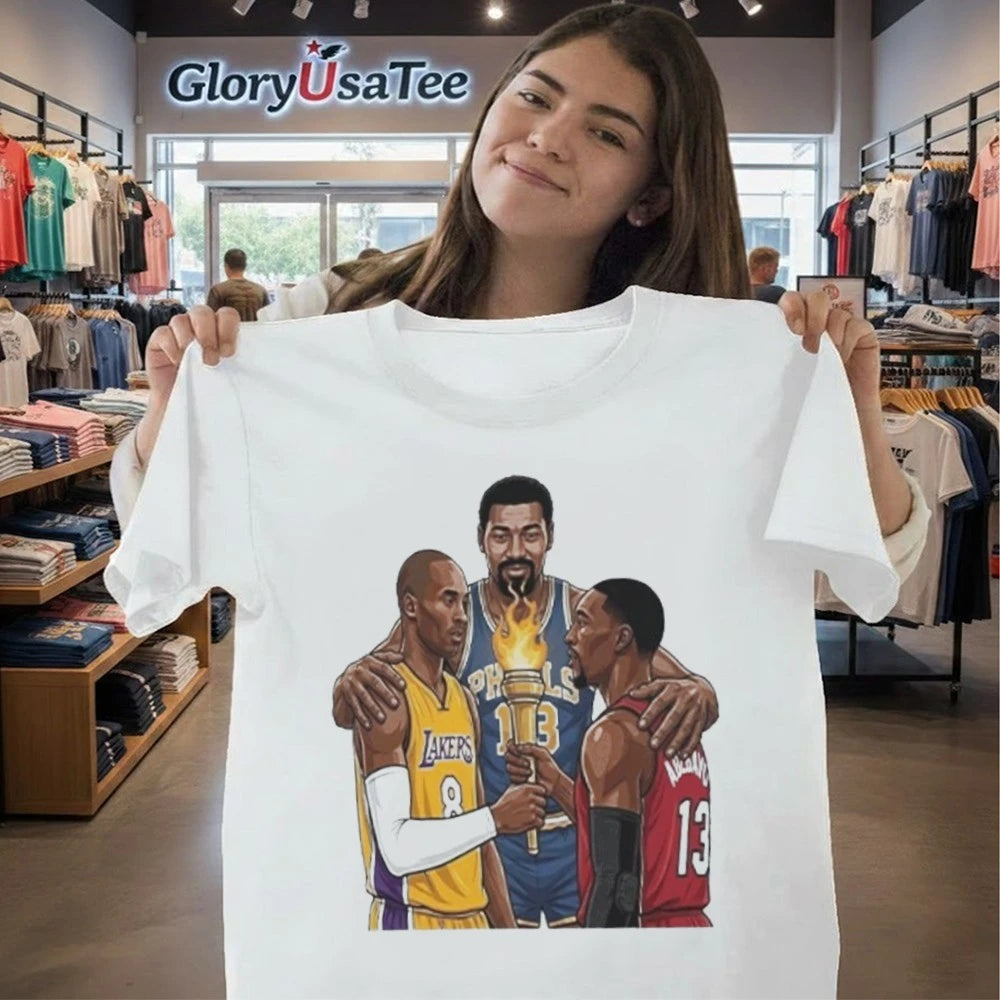 Kobe Bryant Passing The Torch To Bam Adebayo Nba Shirt