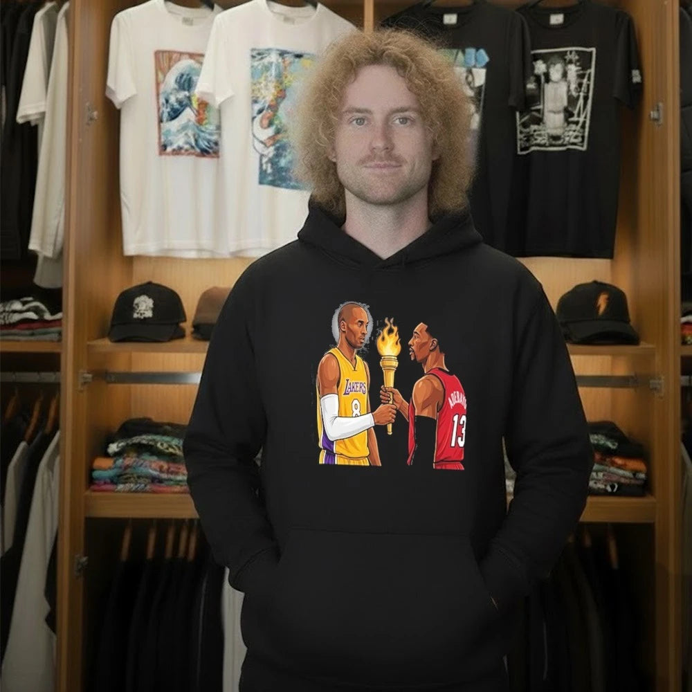 Kobe Bryant passing the torch to Bam Adebayo Shirt