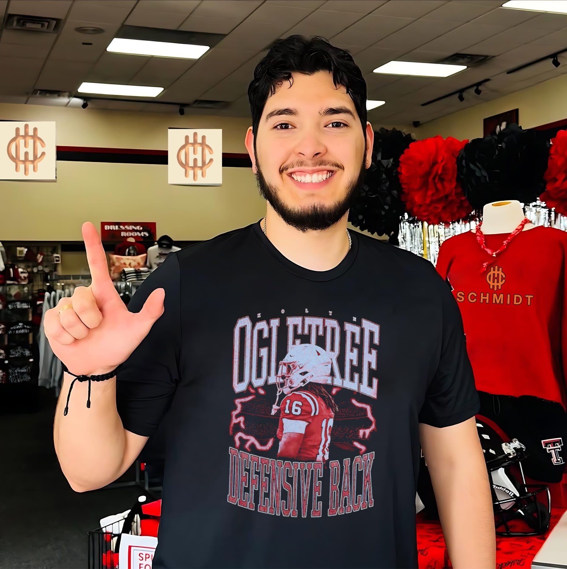 Kolyn Ogletree Defensive Back football athlete shirt