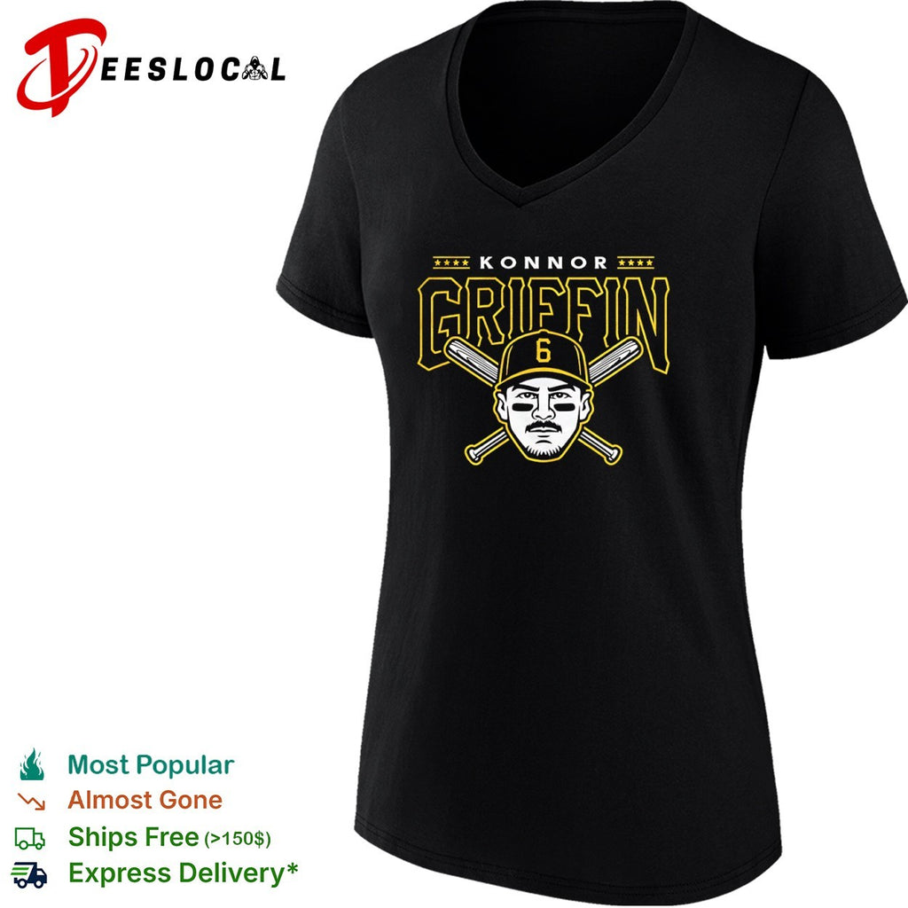 Konnor Griffin Pittsburgh Pirates MLB Baseball Prospect Team Logo shirt