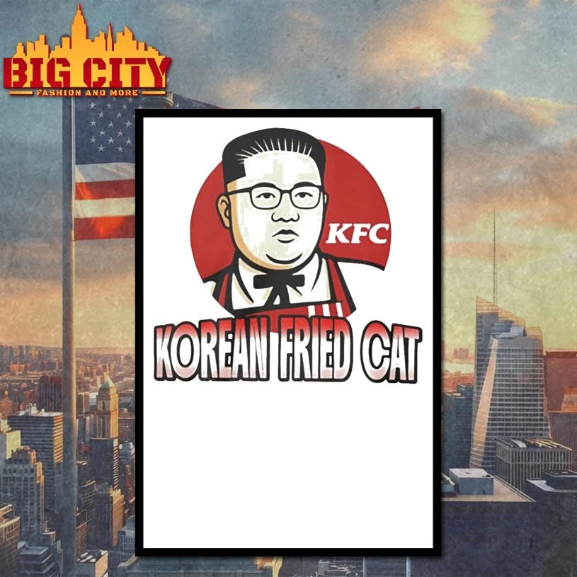 Korean Fried Cat Kim Jong Un T-shirt