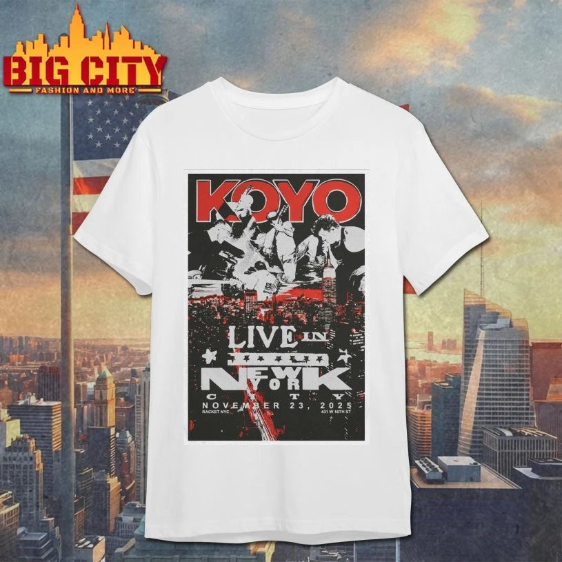 Koyo lihc Show Racket NYC Nov 23 2025 Poster shirt