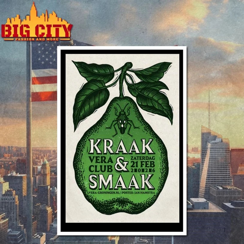 Kraak With Smaak 2.21.2026 Groningen Netherlands Poster t-shirt