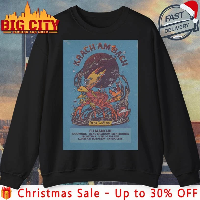Krach Am Bach Festival July 31-August 1 2026 Germany Shows Poster shirt