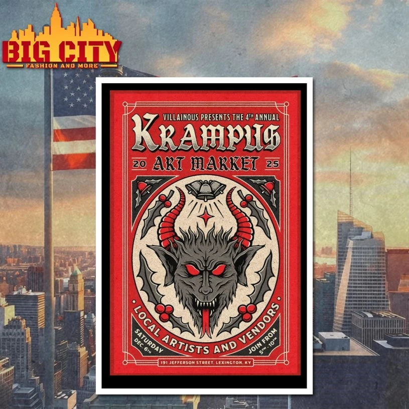 Krampus Market Dec 6 2025 Lexington, KY poster shirt