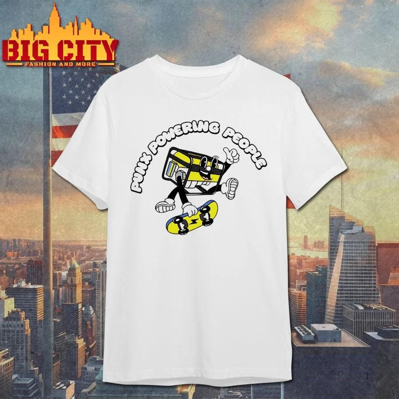 Krang Punx Powering People shirts