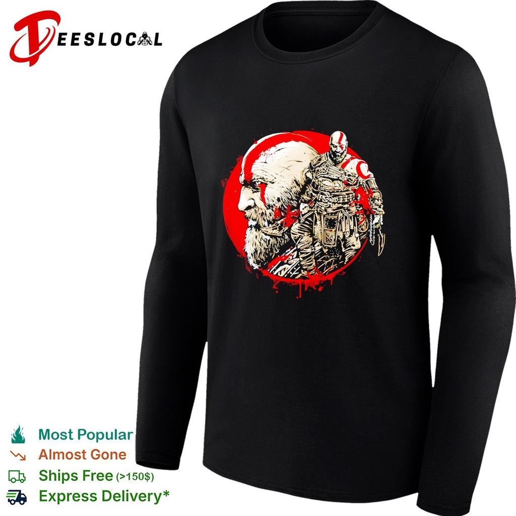 Kratos God of War PlayStation Gaming Spartan retro shirt
