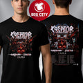Kreator Band Krushers Of The World UK and Europe Tour 2026 Two Sided Shirt