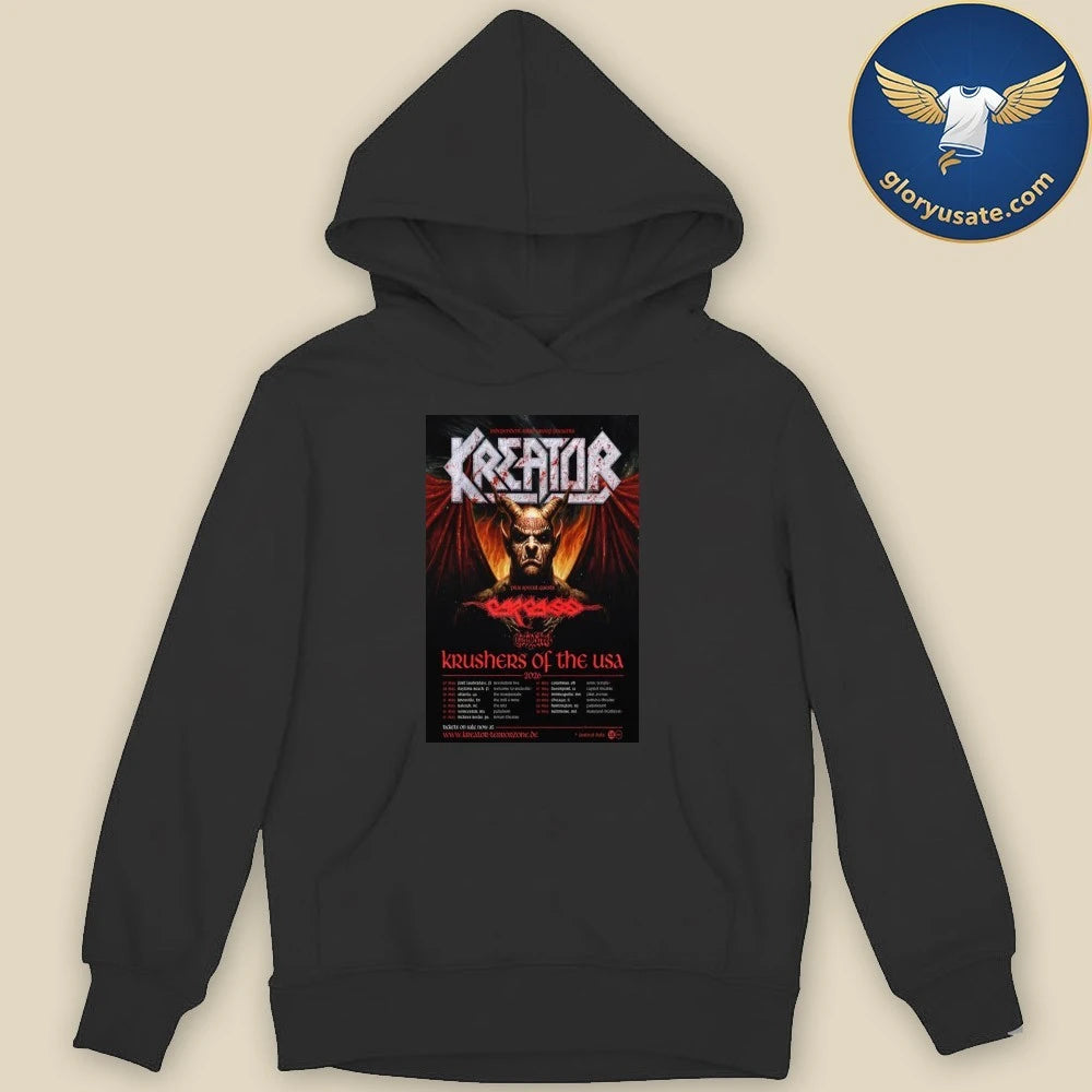 Kreator Krushers Of The USA 2026 Poster Shirt