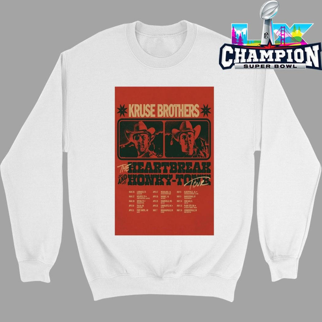 Kruse Brothers Spring 2026 Tour Shirt