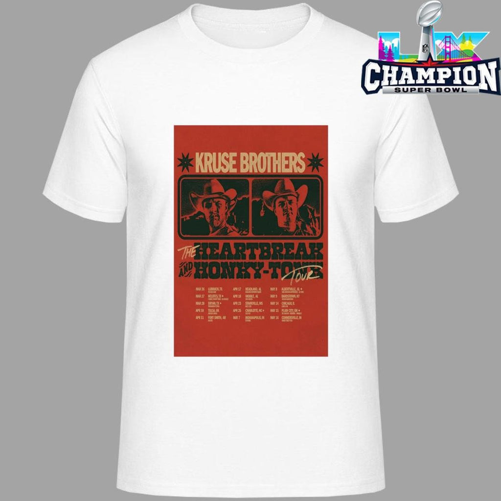 Kruse Brothers Spring 2026 Tour Shirt