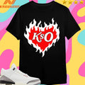Kso Heart Fiery Shirts
