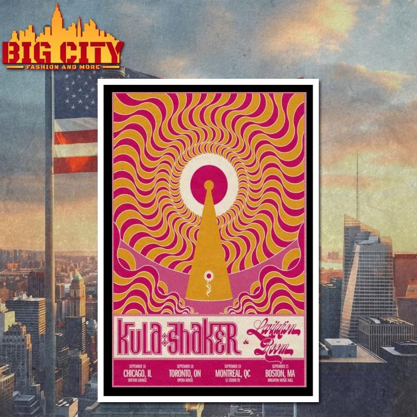 Kula Shaker Sep 22, 2025 Irving Plaza Powered By Verizon 5G. New York, NY Poster Shirt