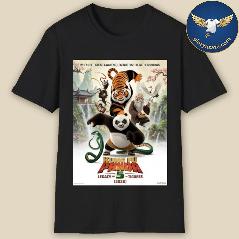 Kung Fu Panda 5 Legacy Of The Tigers 2026 Poster Shirt
