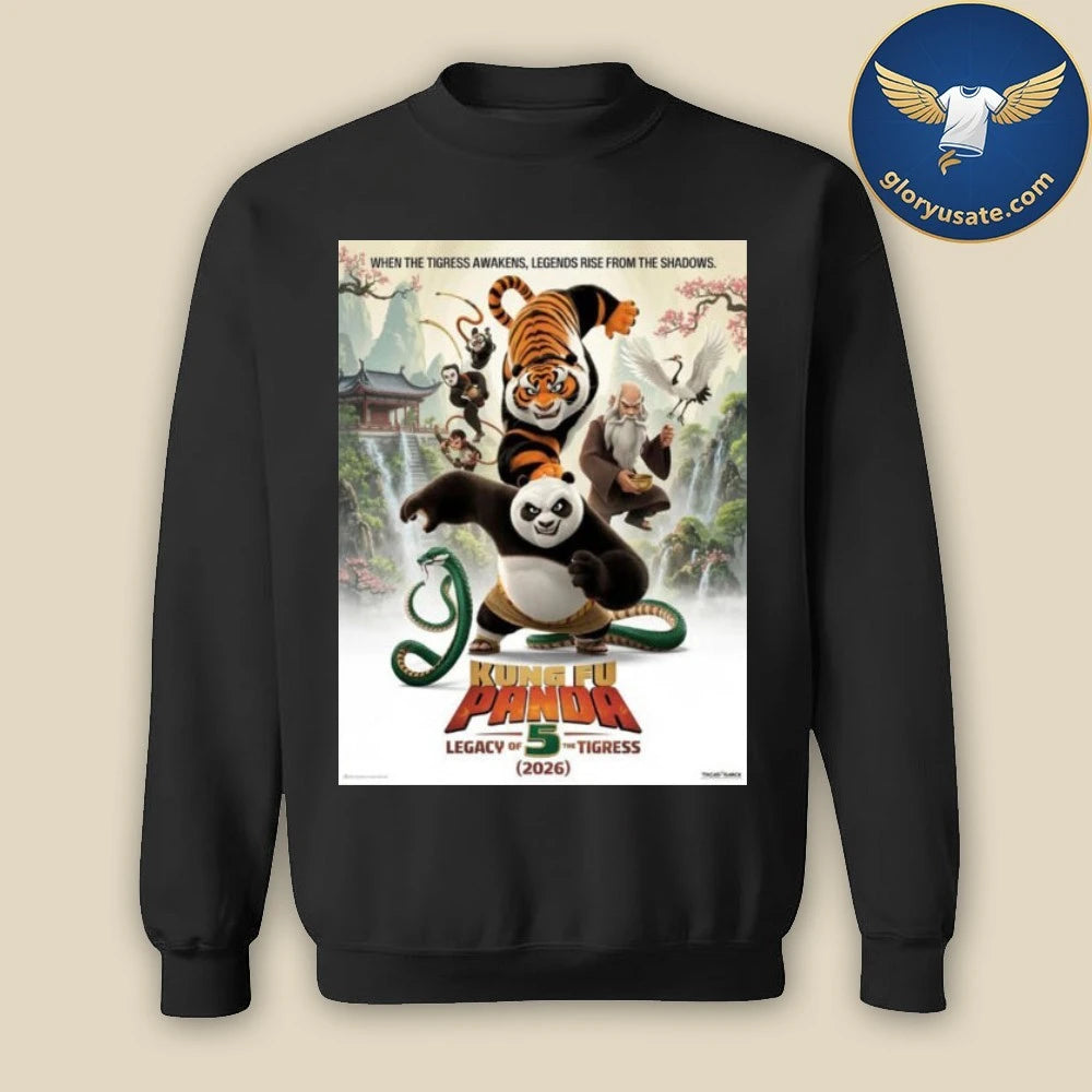 Kung Fu Panda 5 Legacy Of The Tigers 2026 Poster Shirt